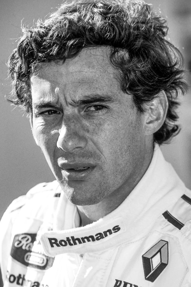Retrato de Ayrton Senna